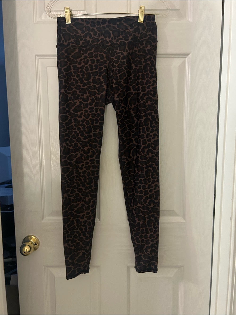 Becco High-Rise Brown Leopard Print Leggings